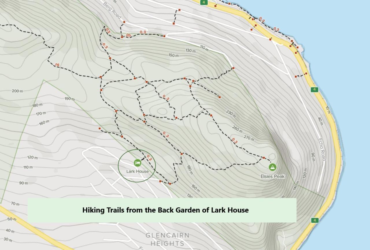 Lark House, Peaceful Mountain Home With Ocean Views And Power Backup Cape Town Eksteriør bilde